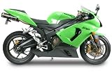 2005-2006 Kawasaki ZX6R / ZX6RR M-2 V.A.L.E. Stainless / Titanium Dual Slip-On System