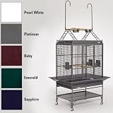 Mediana Playtop Bird Cage - Emerald - 34L x 24D x 33H