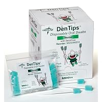 DenTips - Mint Treated Oral Care Swabs (Box of 250)
