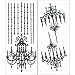 Blue Mountain Wallcoverings Snap1003 Instant Wall Art, Chandelier