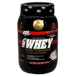 Optimum Nutrition Gold Standard 100% Instantized Natural Whey Protein Powder, Delicious Strawberry, 2.07-Pound Plastic Jars