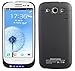 Samsung Galaxy S3 i9300 External (3200 mAh) Battery Power Pack Case (With Media Kick Stand) (Black) + Free Screen Protector