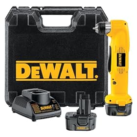 DEWALT DW965K-2 12-Volt NiCad 3/8-Inch Cordless Right Angle Drill/Driver Kit