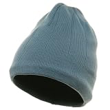 Lined Knit Beanie-Blue W16S18E