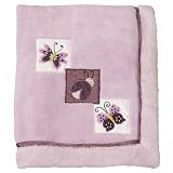 Lambs and Ivy Luv Bugs Plush Blanket with Applique... by Lambs & Ivy