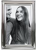 Malden Concourse Silver Metal Frame, holds 5 by 7-Inch picture.