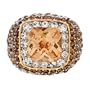 Katella's Cocktail Ring - Champagne: Final Sale