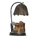 Fisherman's Accent Lamp. Old Fishing Bag With Flyrod and Casting Net