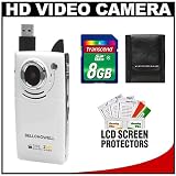 Bell & Howell Take 2 HD High Definition Digital Video Camcorder & Still Camera (White) with 8GB Card + Accessory Kit