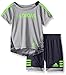 adidas Baby Boys' Tee and Active Short Set, Silver Gray, 24 Months