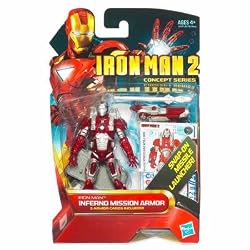 Marvel Iron Man 2 Movie Collection: Inferno Mission Iron Man Action Figure - 4 Inch