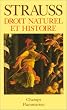 Droit naturel et histoire