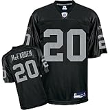 Darren McFadden Jersey: Reebok Black Replica #20 Oakland Raiders Jersey