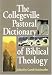 The Collegeville Pastoral Dictionary of Biblical Theology by  ISBN 0814619967