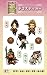 Dynasty Warriors 6 Clear Sticker Gan Ning/Ling Tong/Guan Yu/Guan Suo/Bao Sanniang