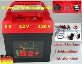 Weidezaunger�t mit Multifunktion 9V/12V/230V