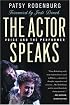 The Actor Speaks: Voice and the Performer