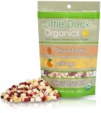 Little Duck Organics Strawberry Mango Freeze Dried Fruit, 1-Ounce Pouches (Pack of 12)
