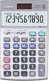 CASIO ジャスト型電卓 時間計算タイプ10桁 JS-10WT