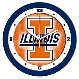Illinois Fighting Illini Dimension NCAA Wall Clock