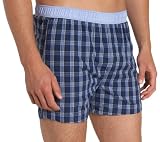 Nautica Men's Comfort Yarn Dyed Woven Headway Plaid Boxer