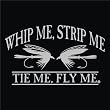 Upstream Images Flyfishing Silver Widow Decal