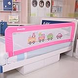 (ヘラサ)Herasa　ベッドフェンス　ベッドレール　ベビーベッドガード　ポータブル　かわいい （一枚）(1.8, 4)