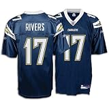 San Diego Chargers Philip Rivers Replica NFL Equipment Youth Team Color Jersey