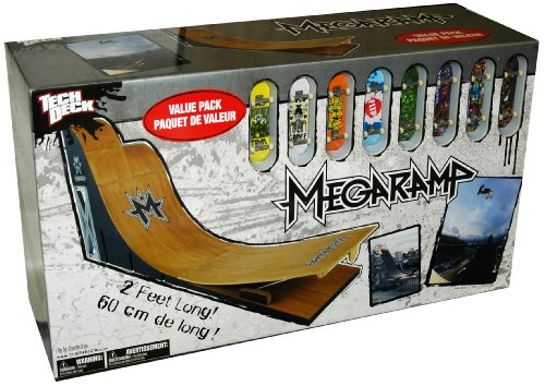 Tech Deck Mega Ramp Value Pack - MegaRamp + 6 Fingerboards