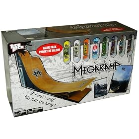 Tech Deck Mega Ramp Value Pack - MegaRamp + 6 Fingerboards