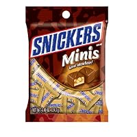 Snickers Miniatures Candy, 4.4-Ounce Packages (Pack of 12)