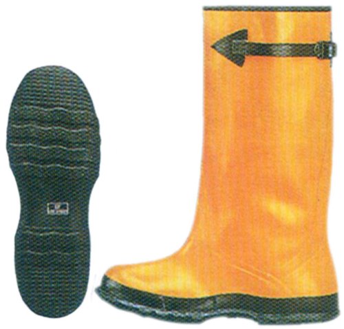 17" Yellow Rain Boots (Size:9)