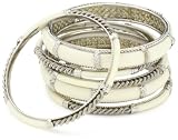 Chamak by priya kakkar 6 White Bangles fashioned with Silver Hardware Reviews