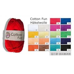 H�kelgarn Schulgarn Topflappengarn 100 % Baumwolle COTTON-fun Farbe 01_wei�