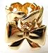 Disney Couture Sleeping Beauty Bow 14K Gold Plated Ring