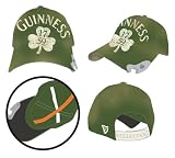 Guinness Irish Beer Alcohol - Green Clover Bottle Opener Adj Irish Baseball Hat Cap