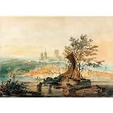 View of Lincoln, by J.M.W. Turner (Print On Demand)