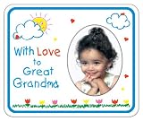 With Love to Great Grandma crayola Photo Magnet Frame