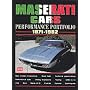 Maserati Cars Performance Portfolio 1971-1982