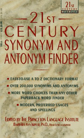 21st Century Synonym and Antonym Finder (21st century reference) under Synonyms & Antonyms in The Books Store