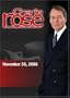 Charlie Rose with Jimmy Carter; Shimon Peres (November 30, 2006)