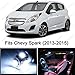 6 x Premium Xenon White LED Lights Interior Package Upgrade for Chevy Spark (2013-2015)