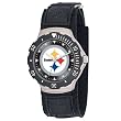 NFL Men's NFL-AGV-PIT Agent Series Pittsburgh Steelers Velcro Watch