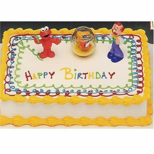 Elmo Cakes - Elmo, Mr. Noodles & Dorothy Licensed Re-usable Topper 3-Piece Set by Bakery Craft