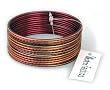 Set of 12 Piece Beachcombers Western Fashion Indian Ethnic Bangle Bracelets with Gold Accent - Maroon