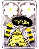 Beautiful Cookies Organic Bee Thank You Organic Cookies Cookies, 24 Cookies