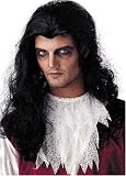 Mens Nightmare Vampire Long Black Costume Wig
