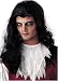 Mens Nightmare Vampire Long Black Costume Wig