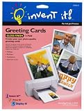 Invent It! Quarter Fold Gloss Finish Greeting Cards