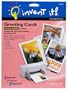 Invent It! Quarter Fold Gloss Finish Greeting Cards